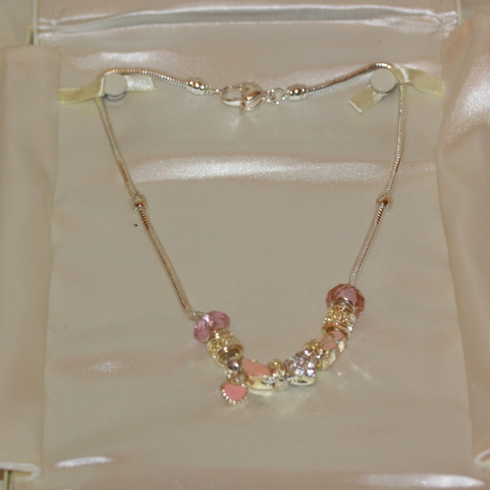 New Friedman Jewler's Sterling Charm Necklace